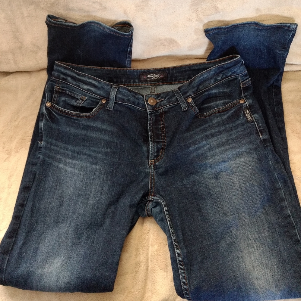 Silver Elyse straight leg jeans size 32x32